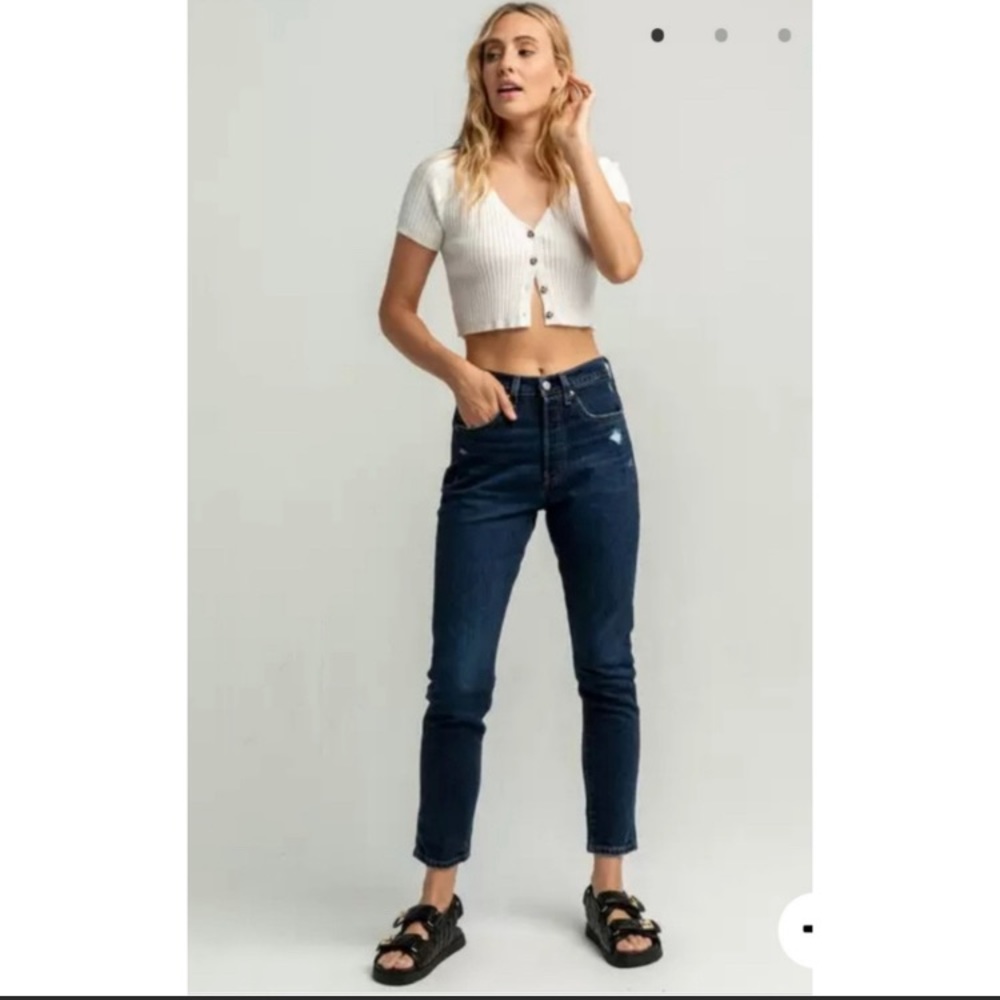 Levi’s 501S skinny jean 30x28 dark wash
